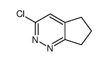 3-氯-5H,6H,7H-环戊二烯并[c]哒嗪结构式
