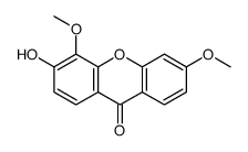 3-hydroxy-4,6-dimethoxyxanthen-9-one Structure