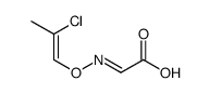 2-(2-chloroprop-1-enoxyimino)acetic acid Structure