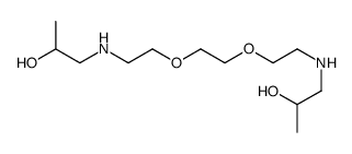 1-[2-[2-[2-(2-hydroxypropylamino)ethoxy]ethoxy]ethylamino]propan-2-ol结构式