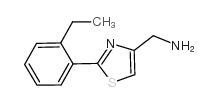 C-[2-(2-ETHYL-PHENYL)-THIAZOL-4-YL]-METHYLAMINE structure