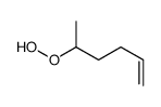 5-hydroperoxyhex-1-ene Structure
