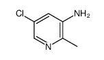 5-氯-2-甲基吡啶-3-胺结构式