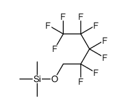 trimethyl(2,2,3,3,4,4,5,5,5-nonafluoropentoxy)silane Structure