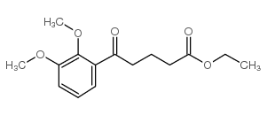 ETHYL 5-(2,3-DIMETHOXYPHENYL)-5-OXOVALERATE Structure