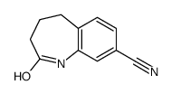 2-oxo-1,3,4,5-tetrahydro-1-benzazepine-8-carbonitrile Structure