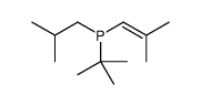 tert-butyl-(2-methylprop-1-enyl)-(2-methylpropyl)phosphane结构式