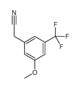 3-Methoxy-5-(trifluoromethyl)phenylacetonitrile Structure