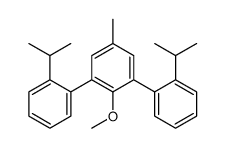 2-methoxy-5-methyl-1,3-bis(2-propan-2-ylphenyl)benzene Structure