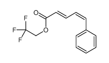 2,2,2-trifluoroethyl 5-phenylpenta-2,4-dienoate结构式