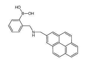 [2-[(pyren-2-ylmethylamino)methyl]phenyl]boronic acid结构式