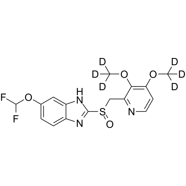 Pantoprazole-d6 Structure