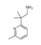 2-methyl-2-(6-methylpyridin-2-yl)propan-1-amine Structure