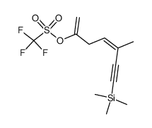 4-Methyl-1-methylen-6-(trimethylsilyl)-3-hexen-5-in-1-yl-triflat Structure