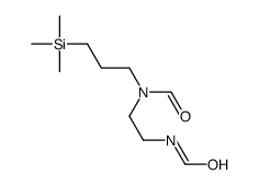 N-[2-[formyl(3-trimethylsilylpropyl)amino]ethyl]formamide Structure