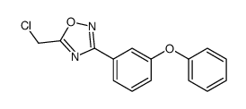 5-(Chloromethyl)-3-(3-Phenoxypyridin-4-Yl)-1,2,4-Oxadiazole Structure