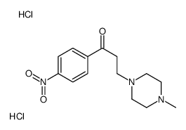 3-(4-methylpiperazin-1-yl)-1-(4-nitrophenyl)propan-1-one,dihydrochloride Structure
