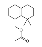 octahydro-8,8-dimethylnaphthalene-1-methyl acetate结构式