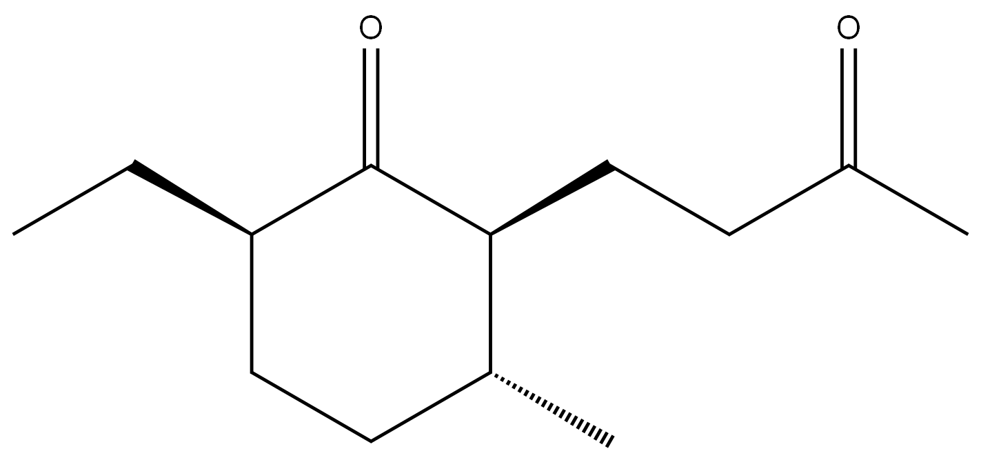 (2S,3R,6R)-6-Ethyl-3-methyl-2-(3-oxobutyl)-cyclohexanone picture