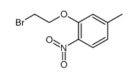 1-Bromo-2-(2'-nitro-5'-Methylphenoxy)ethane Structure