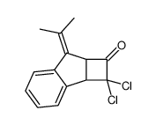 2,2-dichloro-7-propan-2-ylidene-2a,7a-dihydrocyclobuta[a]inden-1-one Structure