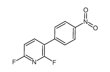 2,6-difluoro-3-(4'-nitrophenyl)pyridine结构式