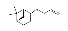 3-((1S,2S)-6,6-dimethyl-norpinan-2-yl)-propionaldehyde Structure