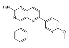 4-phenyl-6-(2-methoxypyrimidin-5-yl)pyrido[3,2-d]pyrimidin-2-ylamine Structure