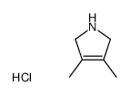 3,4-dimethyl-2,5-dihydro-1H-pyrrole hydrochloride Structure