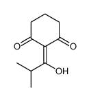 2-(1-hydroxy-2-methylpropylidene)cyclohexane-1,3-dione结构式