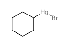 bromo(cyclohexyl)mercury结构式