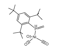 tricarbonyl(2,4,6-tri-t-butylphenylmethylenephosphine)nickel(0) Structure