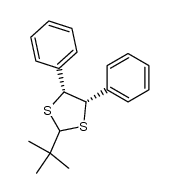 (4S,5R)-2-(tert-butyl)-4,5-diphenyl-1,3-dithiolane Structure