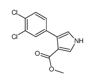 Methyl 4-(3,4-dichlorophenyl)-1H-pyrrole-3-carboxylate Structure