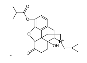 O-Isobutyryl N-Methyl Naltrexone Iodide Structure