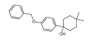 1-(4-(benzyloxy)phenyl)-4,4-dimethylcyclohexanol结构式