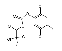 1,2,2,2-tetrachloroethyl 2,4,5-trichlorophenyl carbonate Structure