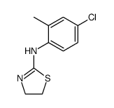 2-(4-chloro-o-toluidino)-2-thiazoline Structure