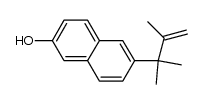 6-(1,1,2-trimethylallyl)naphthalen-2-ol结构式
