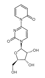 1-((2R,3R,4S,5R)-3,4-dihydroxy-5-(hydroxymethyl)tetrahydrofuran-2-yl)-4-(2-oxopyridin-1(2H)-yl)pyrimidin-2(1H)-one Structure