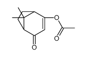 (8,8-dimethyl-4-oxo-2-bicyclo[3.2.1]oct-2-enyl) acetate Structure