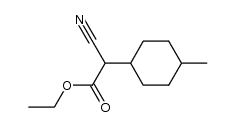 Ethyl α-cyano-4-methylcyclohexaneacetate Structure