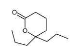 6,6-dipropyloxan-2-one Structure