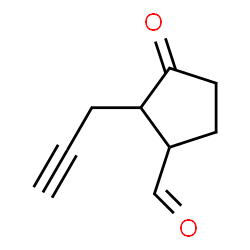 Cyclopentanecarboxaldehyde, 3-oxo-2-(2-propynyl)- (9CI)结构式