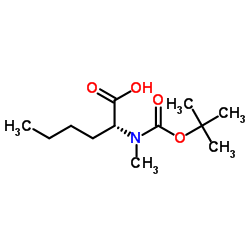 Boc-N-Me-Nle-OH structure