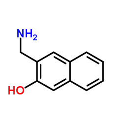 3-(氨甲基)-2-萘酚结构式