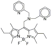 Di-(2-picolyl)aminomethyl BODIPY结构式