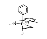 PtClPh(6-Mepy-2-CH=NMe)(C2H4) Structure