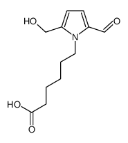 6-[2-formyl-5-(hydroxymethyl)pyrrol-1-yl]hexanoic acid结构式