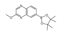 2-methoxy-7-(4,4,5,5-tetramethyl-1,3,2-dioxaborolan-2-yl)quinoxaline Structure